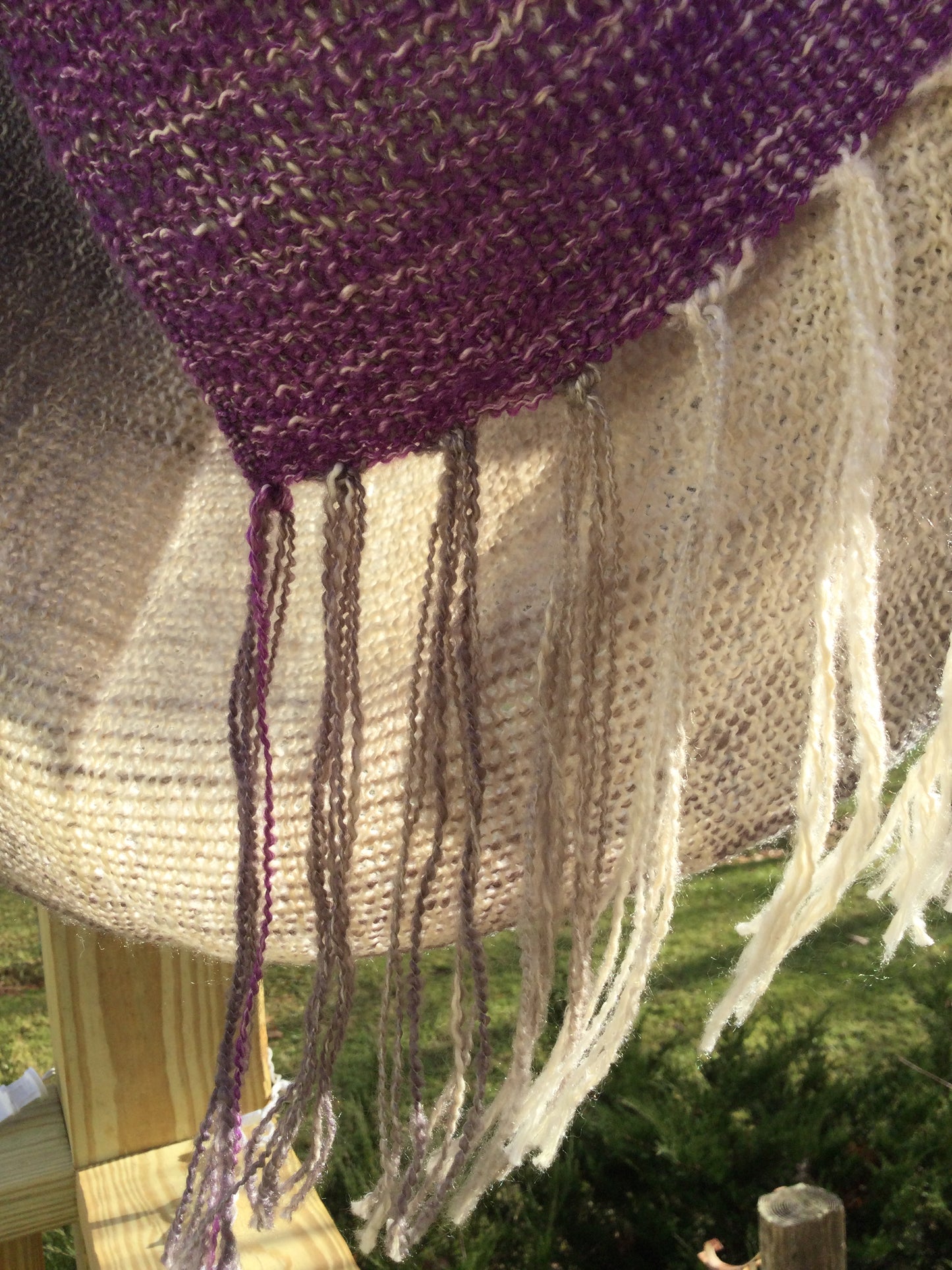 Hand woven shawl