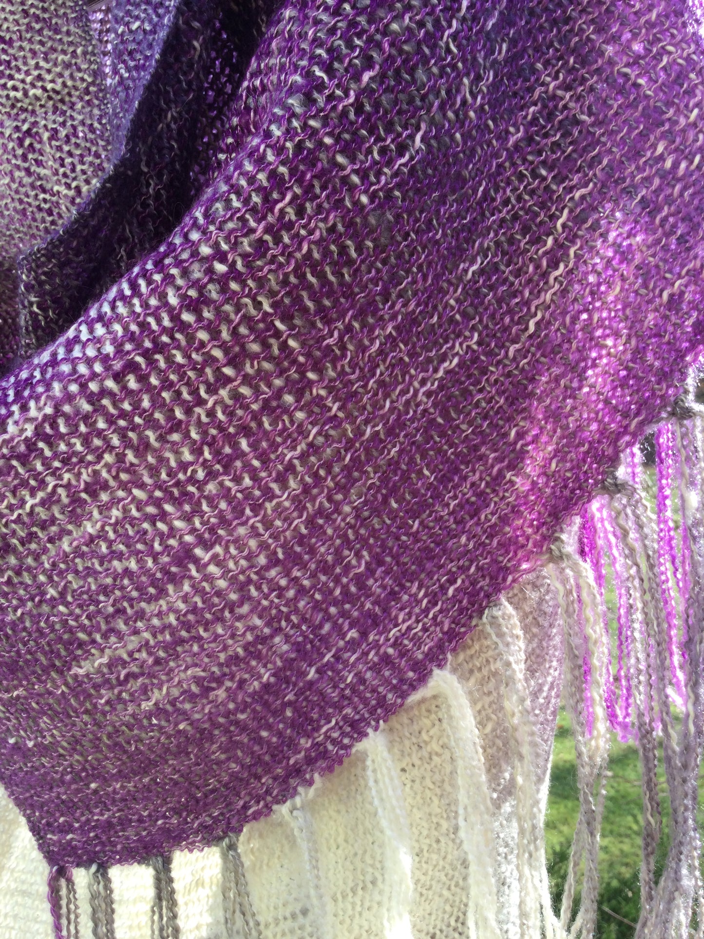 Hand woven shawl